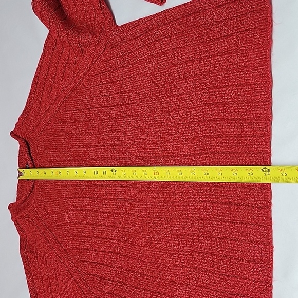 Carolyn Taylor Women's Red Sweater Long Raglan Sleeve Size XL - Picture 12 of 14